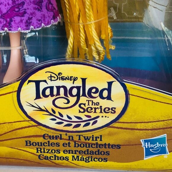 New in Box-Hasbro Disney Tangled the Series Rapunzel's Curl 'n Twirl  Doll - Picture 14 of 16